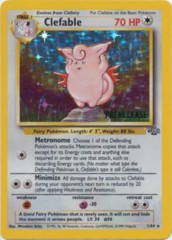 Clefable 1/64 Starlight Holo Stamped Promo - Jungle Prerelease